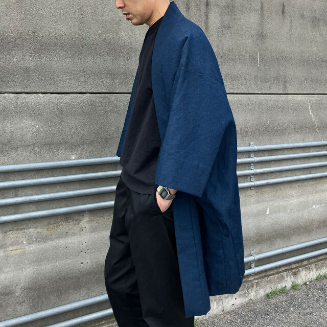 昭和ヴィンテージ】ブルーミックス 男性用羽織着物｜ジャパン