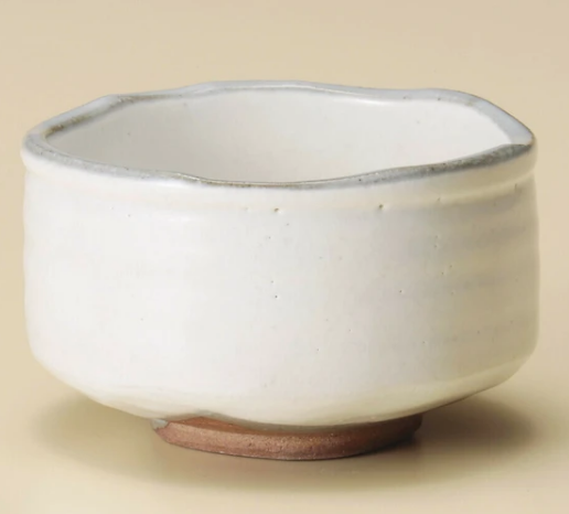 ◇新品◇【ギフト】 加藤五陶兵衛造 美濃焼 粉引抹茶茶碗 【紙箱】 ​1