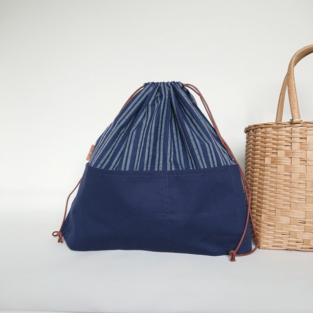 コットン巾着（L） ナチュラル｜ノベルティ・物販・記念品などの