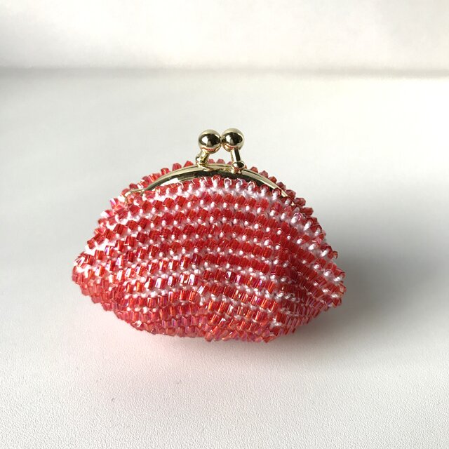 Beaded Purse --Strawberry Jam-- (Petite)