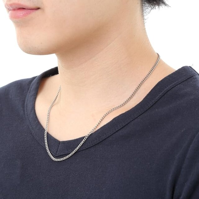 喜平 チェーンネックレス チェーンネックレス 喜平チェーン 幅12mm ステンレス IPメッキ