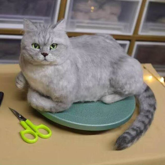 猫 アートドール ぬいぐるみ オーダーメイド ママ募集❤子猫のマルちゃん♡アートドール♡ぬいぐるみ♡