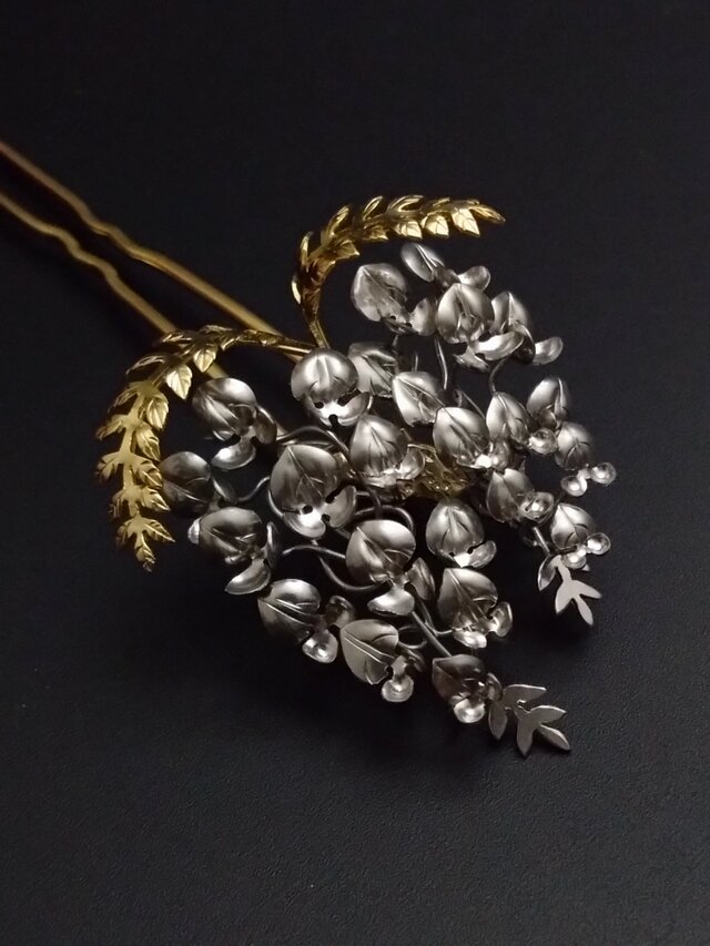 藤の簪No3　(足の長さ11cm)