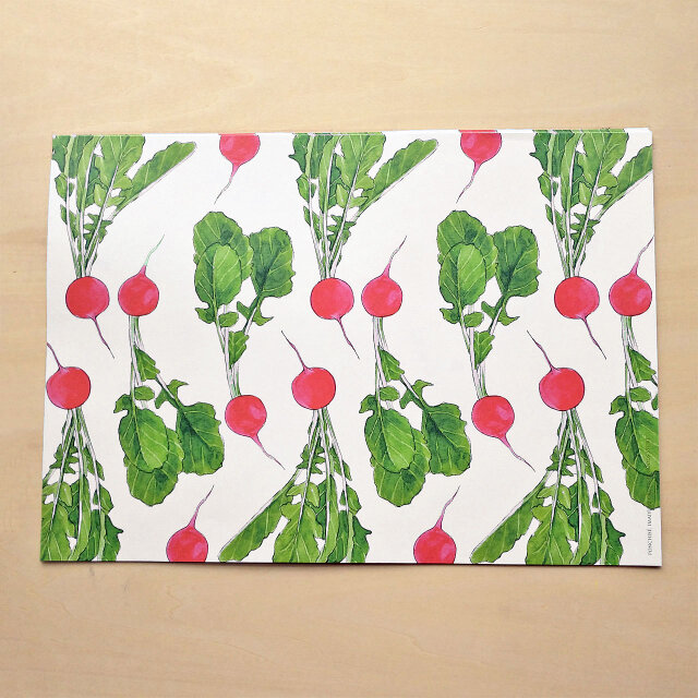 ラディッシュのデザインペーパー