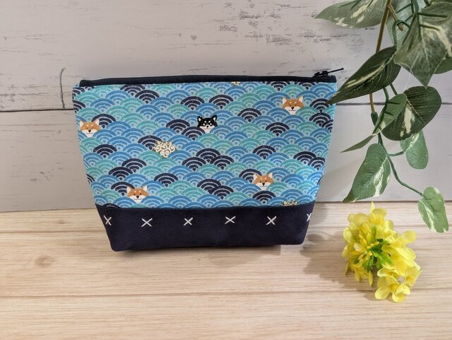 ＊つくし様＊　めがねポーチ　ジャバラポーチ　ハンドメイド ジャバラが決めて】ネズミのような可愛いミニポーチの作り方