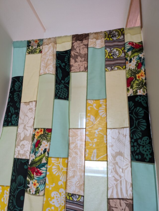 ♥️夏の新作♥️南国♡ハワイアン♥️長方形♥️ランダムパッチワーク