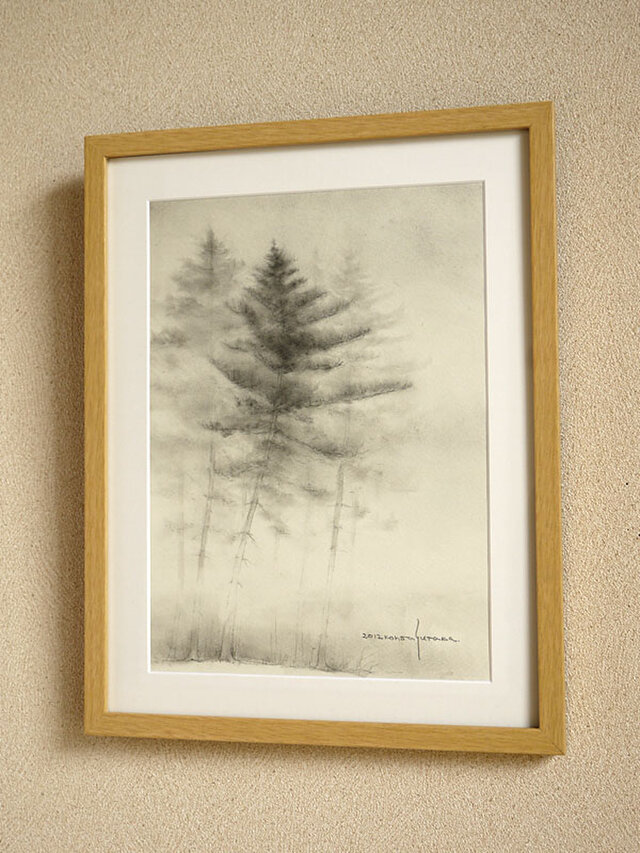 霧　（額縁付き）