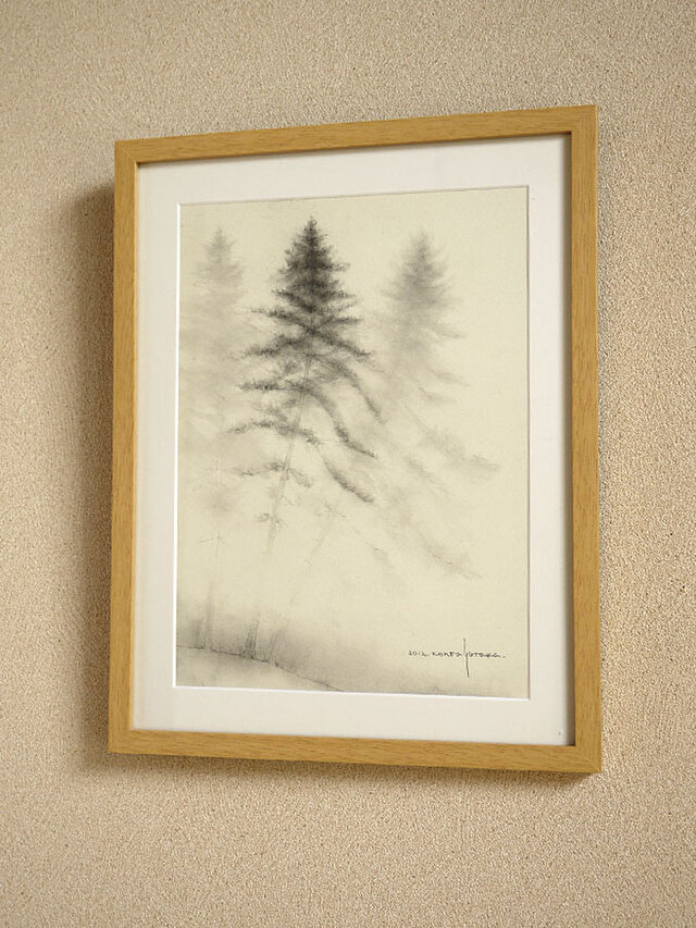 朝霧　（額縁付き）