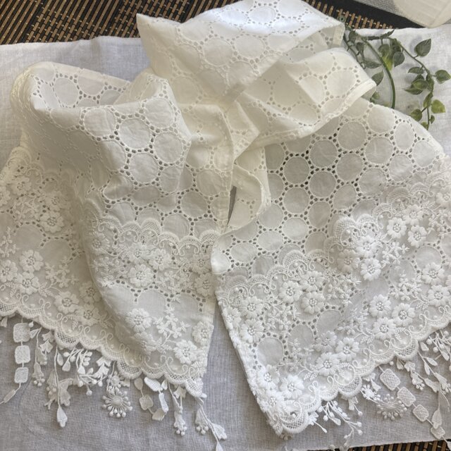 345レモン★チュール★お花＆いちご刺繍レース★ハンドメイドマスク 345レモン☆チュール☆お花＆いちご刺繍レース☆ハンドメイドマスク