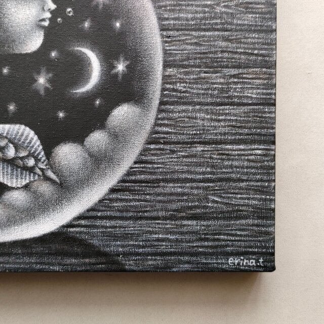 原画「観察」キャンバス F3号 | iichi 日々の暮らしを心地よくする
