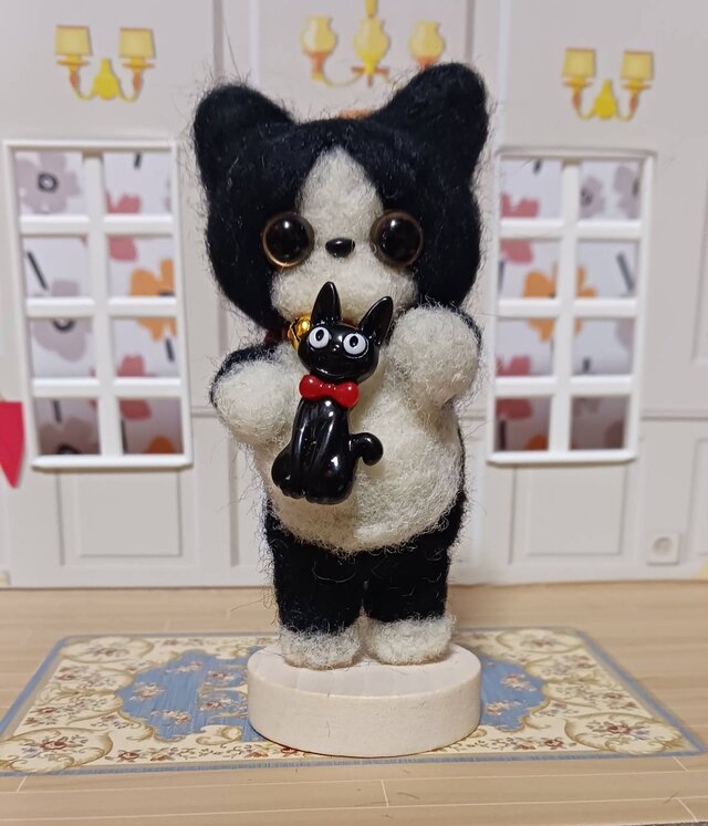 いちご太郎 羊毛フェルト イチゴ くだもの 置物 ハンドメイド oh