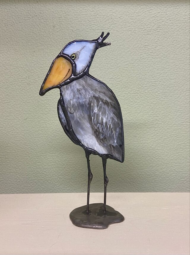 ハシビロコウ　オブジェ