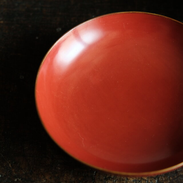 赤で素敵◇時代物 漆芸蓋付碗 漆器 骨董・antiques 古民家 古道具 明治