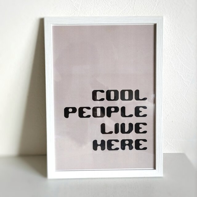 A4ポスター Cool people