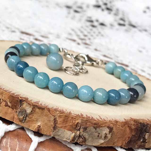 ◆ともみ◆天然石ブレスレット２本セット◆ 36c7adfa26cc8e8fa1c78b95340239