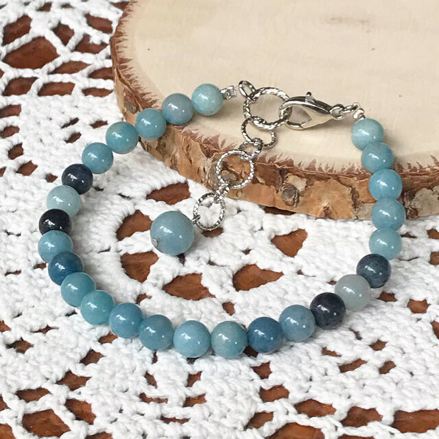 トロレアイト 天然石 ブレスレット | iichi 日々の暮らしを心地よく