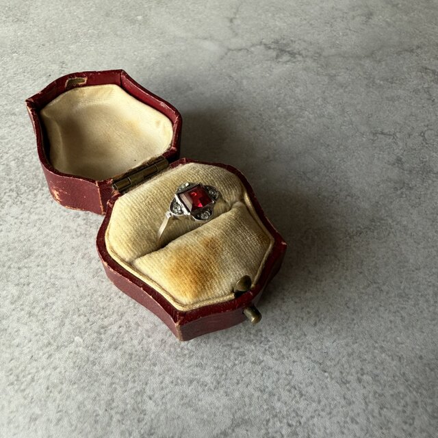 イギリス アンティーク ピンクガラス ドレッシングセット 1930年頃 697A イギリス アンティーク ピンクガラス ドレッシングセット 1930