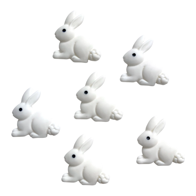 アメリカ Dress it Upデコパーツ エンべリッシュメント 6個 白