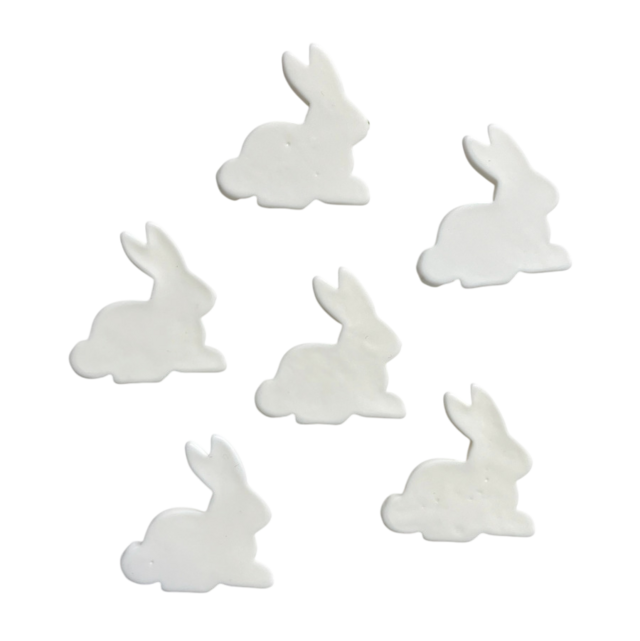 アメリカ Dress it Upデコパーツ エンべリッシュメント 6個 白