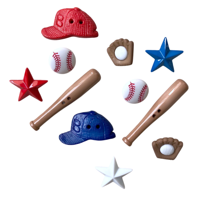 アメリカ Dress it Upボタン 11個 野球 ベースボール E スポーツ