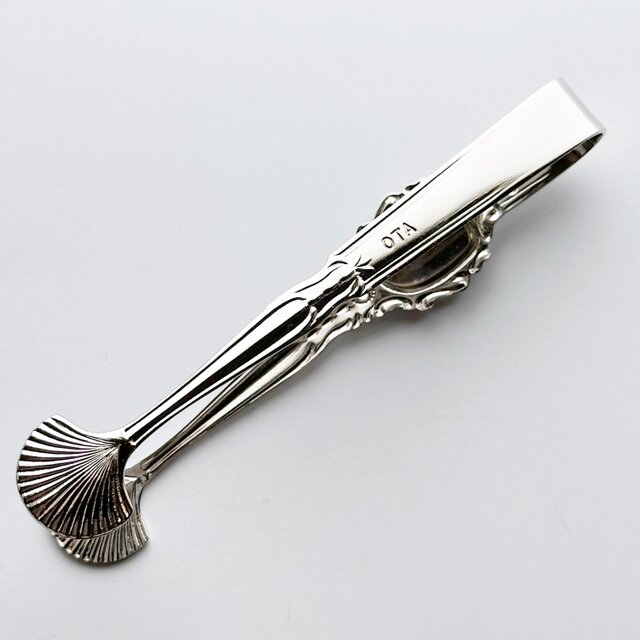 アンティークシュガートング【Ruby Red】 七宝焼のシュガートング 純銀