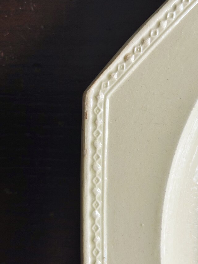 フランスアンティーク　シャンティイ　オクトゴナル Chantilly シャンティイ オクトゴナル 平皿 フランス