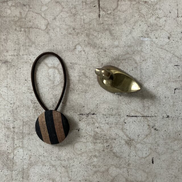 シックなストライプ髪留め(ot-k-029)