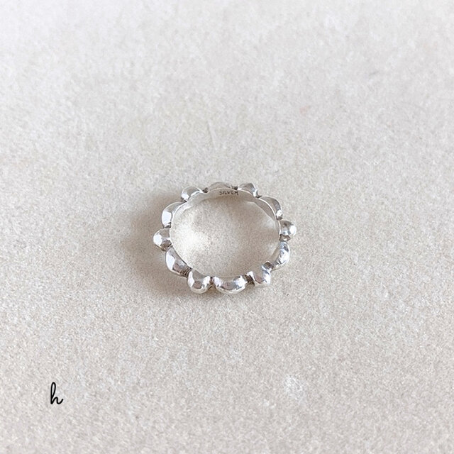 すり出しシルバーリング｜指先に溶け込む静かな輝き（12号）