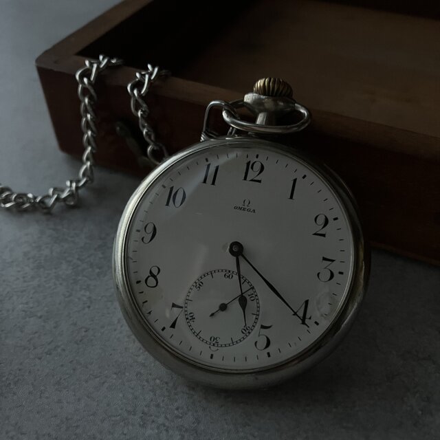 003 アンティーク「OMEGA 懐中時計」（1908年・スイス製