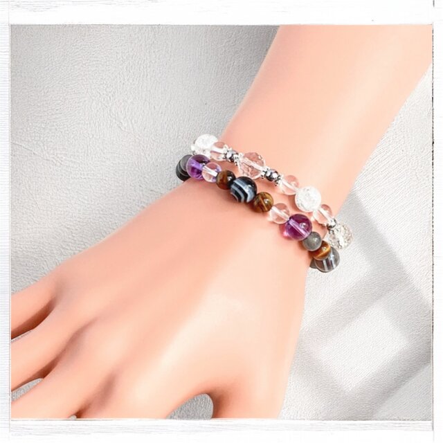 天然石ブレスレット(エネルギー注入します。) 秋田県 鳥海石 ブレスレット 日本銘石 Chokai Stone 地球の