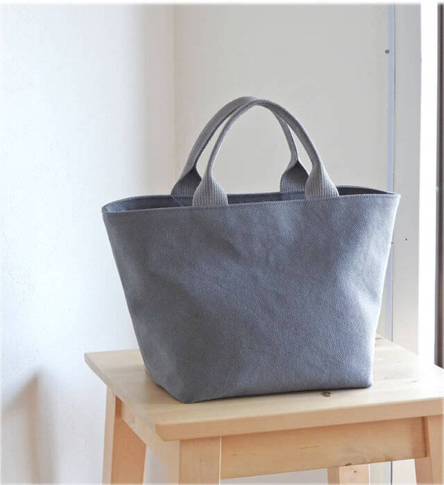 キャンバスミニトート　グレー（ 限定生地 ）