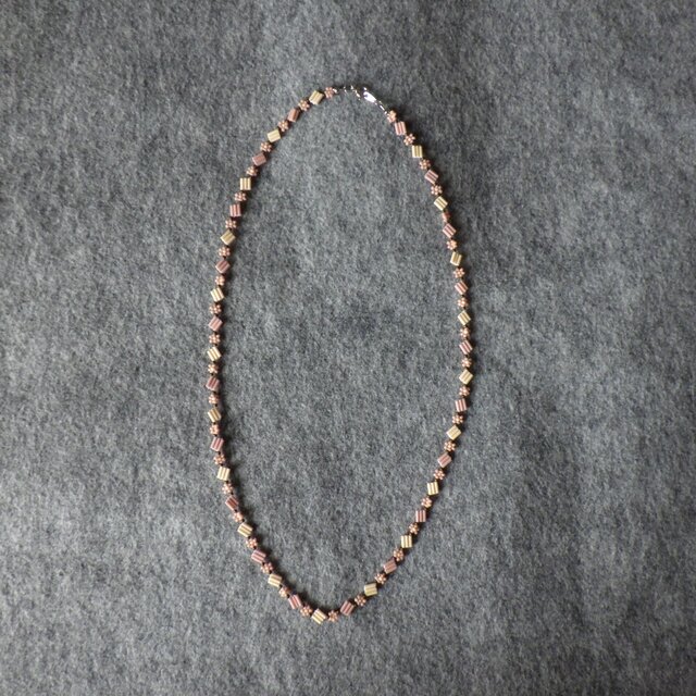 花柄チェーンネックレス