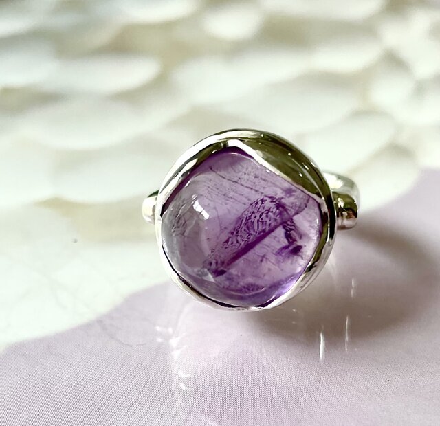 ☆アメジストの指輪☆ 大粒9.1ct！ カラーチェンジ アメジスト リング 指輪 11号 ブラジル産