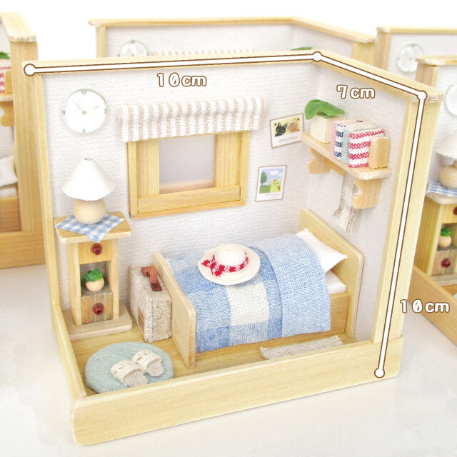 手のひらのベッドルーム ミニチュア | iichi 日々の暮らしを心地よく