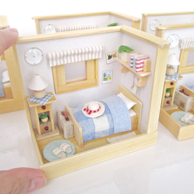 手のひらのベッドルーム ミニチュア | iichi 日々の暮らしを