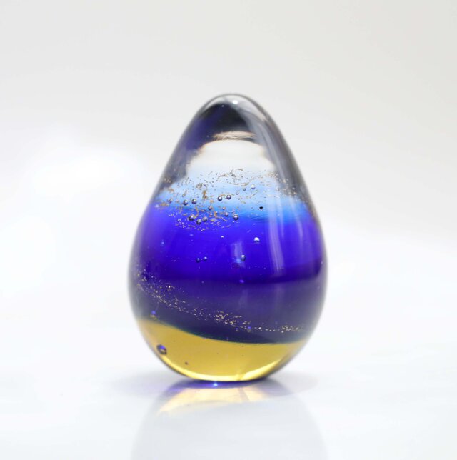 ガラスの雫のプチオブジェ 「星々のきらめき」