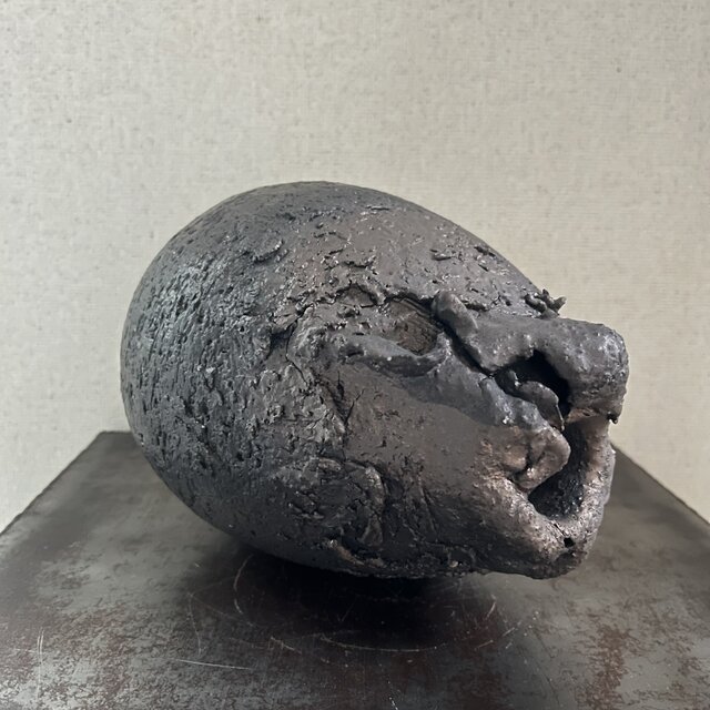 オブジェ　黒釉　Genesis No.5