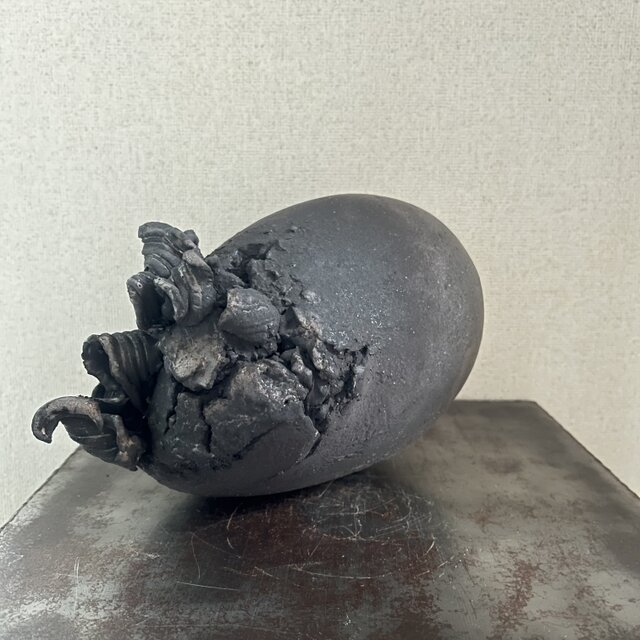 値下げしました‼︎ 銀製品の大黒様　オブジェ 1950's ヴィンテージ セラミック ブラックパンサー オブジェ