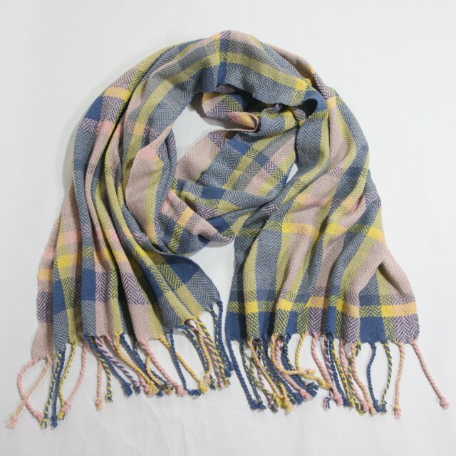 ふんわりシルクの手織りショール