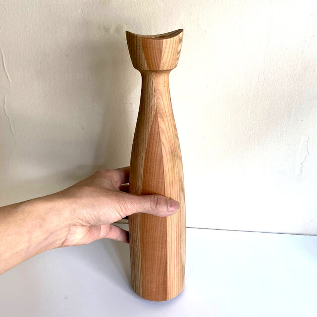 寄せ木の一輪挿し | iichi 日々の暮らしを心地よくするハンドメイドや