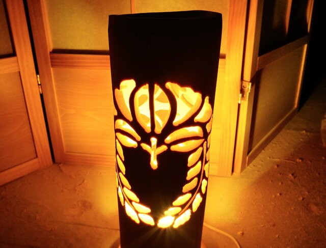 竹灯り・竹あかり・竹灯籠・竹灯篭   両面彫り～～ 癒しの灯り★和光溢★～～ 竹灯り・竹あかり・竹灯籠・竹灯篭・竹ランプ 両面彫り～～ 癒し