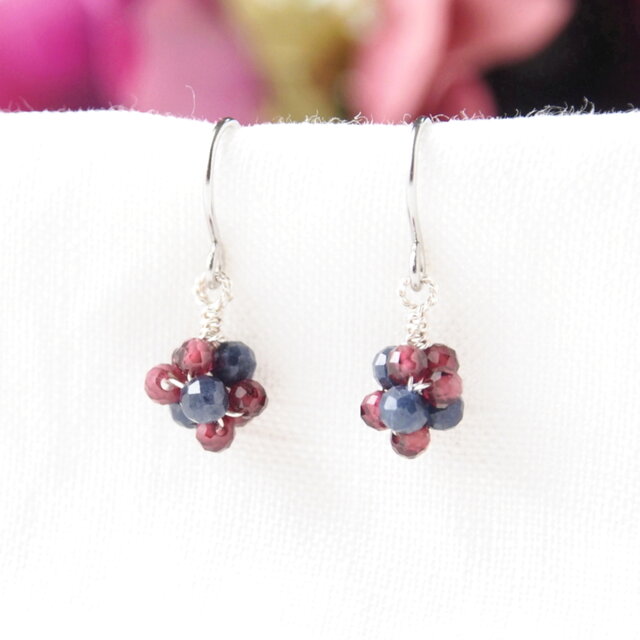 Particles Pierce（サファイア×ガーネット）