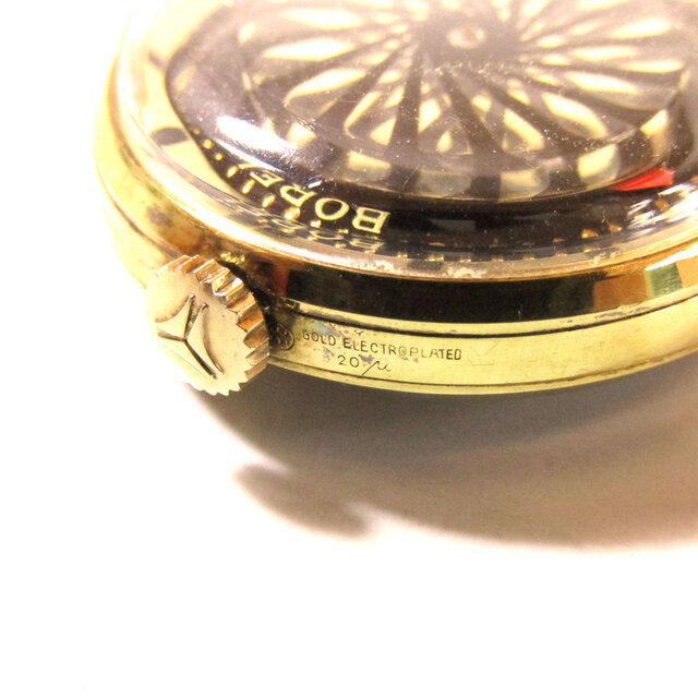 60s Vintage ERNEST BOREL Cocktail Pendant Watch Necklace