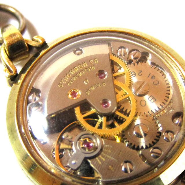60s Vintage ERNEST BOREL Cocktail Pendant Watch Necklace