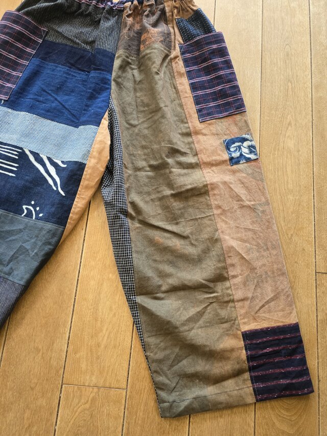 ✳︎1045 粉袋リメイク　パンツ ✳︎1045 粉袋リメイクパンツ