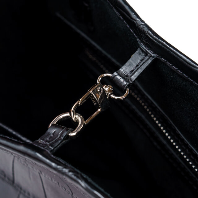 本物クロコダイル トートバッグ 楽天市場】クロコダイルバッグ メンズ ブラック ワニ皮 ワニ革