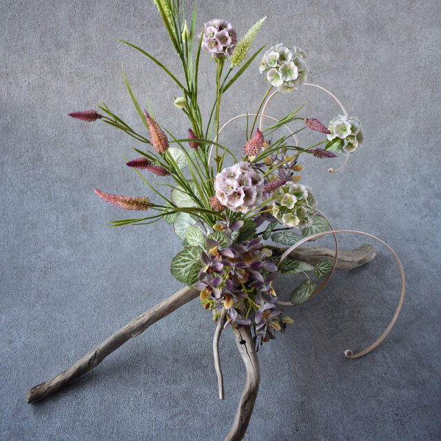 風雅の息吹」～ 流木と水引が織りなすアレンジメント～ | iichi 日々の