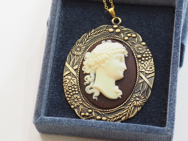 ヨーロッパアンティーク ペンダント カメオネックレス | iichi 日々の