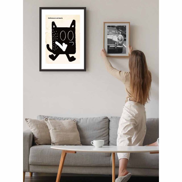 ポップアート 動物 送料無料 イラスト A4〜A0 ポスター アートポスター