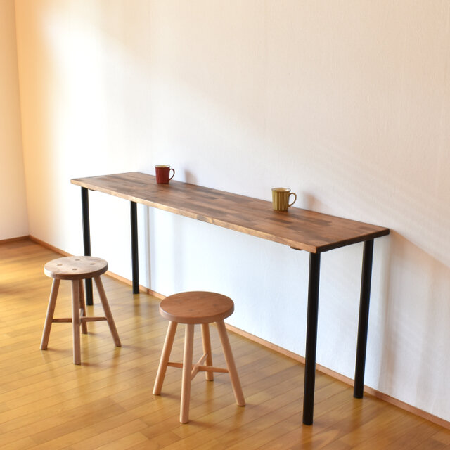 【幅180cm】シンプルな長テーブル